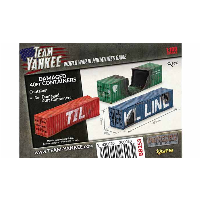 Modern: 40ft Shipping Containers - Damaged (x3) 2