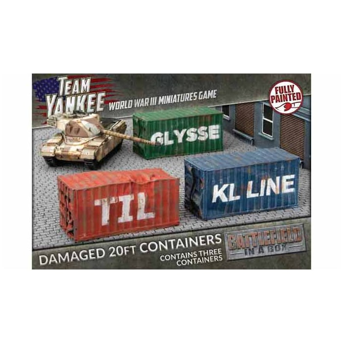 Modern: 20ft Shipping Containers - Damaged (x3) 1