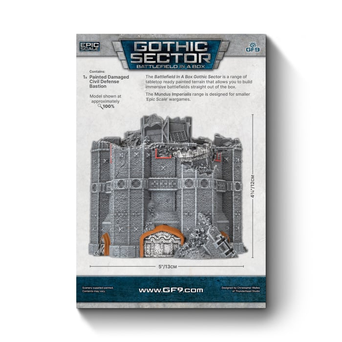 Mundus Imperialis - Civil Defense Bastion (Damaged x1) 2