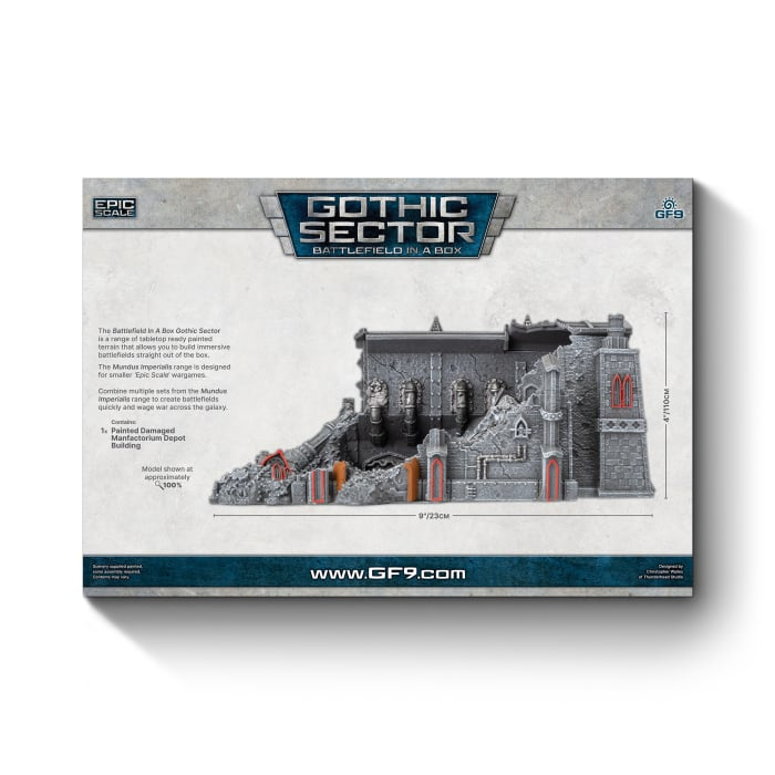 Mundus Imperialis - Manufactorium Depot (Damaged x1) 2