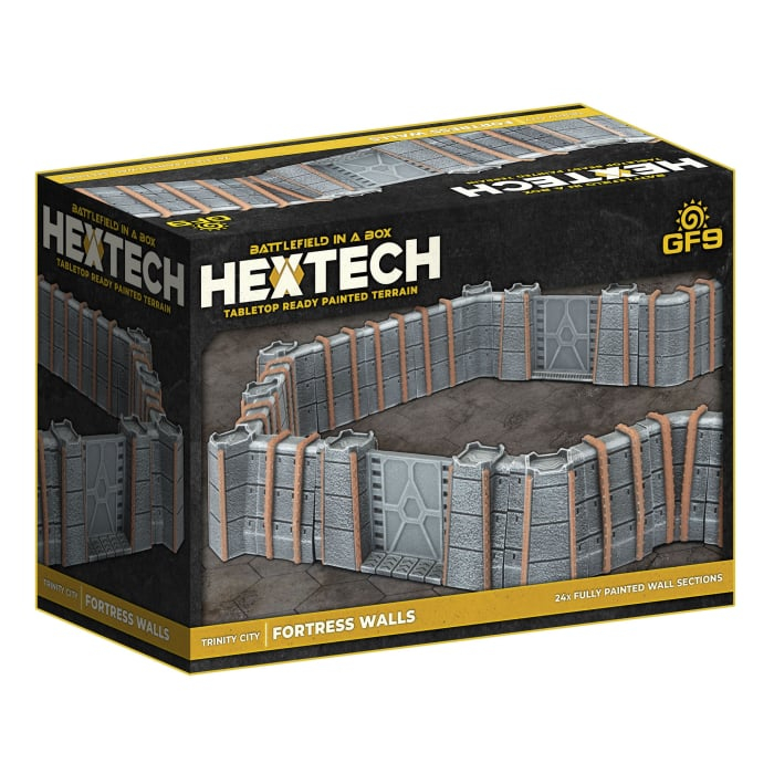 Trinity City Fortress Walls (x24) - Grey 1