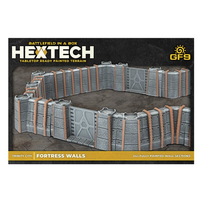Trinity City Fortress Walls (x24) - Grey 2