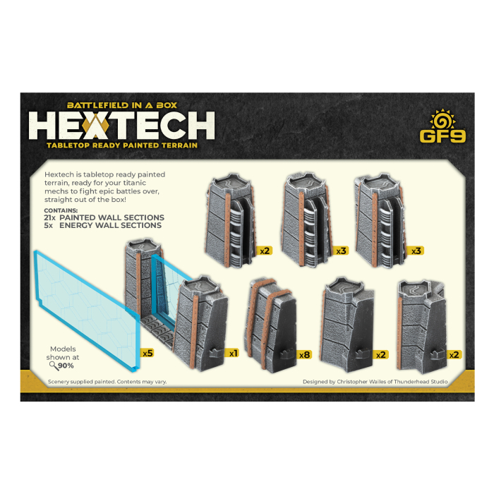 Trinity City Energy Walls (x26) - Grey/Blue 3