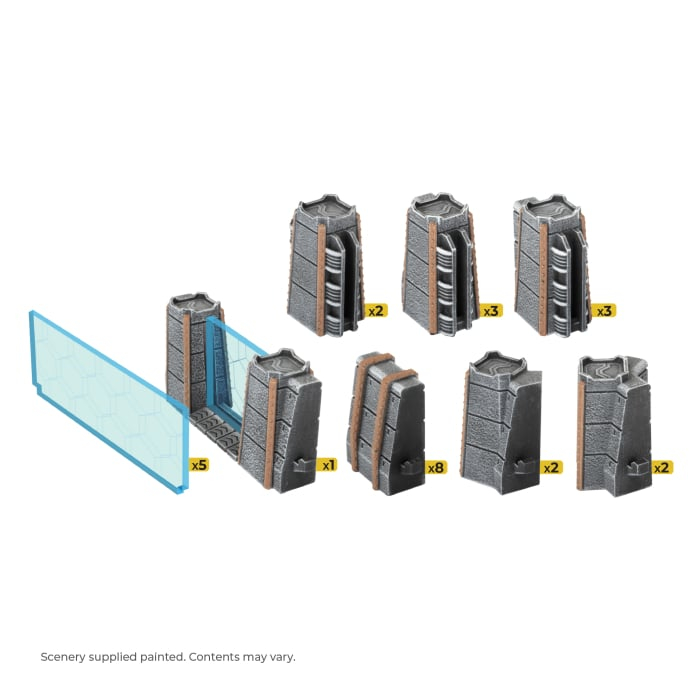 Trinity City Energy Walls (x26) - Grey/Blue 4