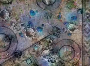 Terrain Crate: 44"x60" Grim Battlefield Battle Mat 1