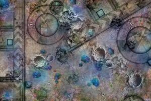 Terrain Crate: 6x4 Grim Battlefield Battle Mat 1