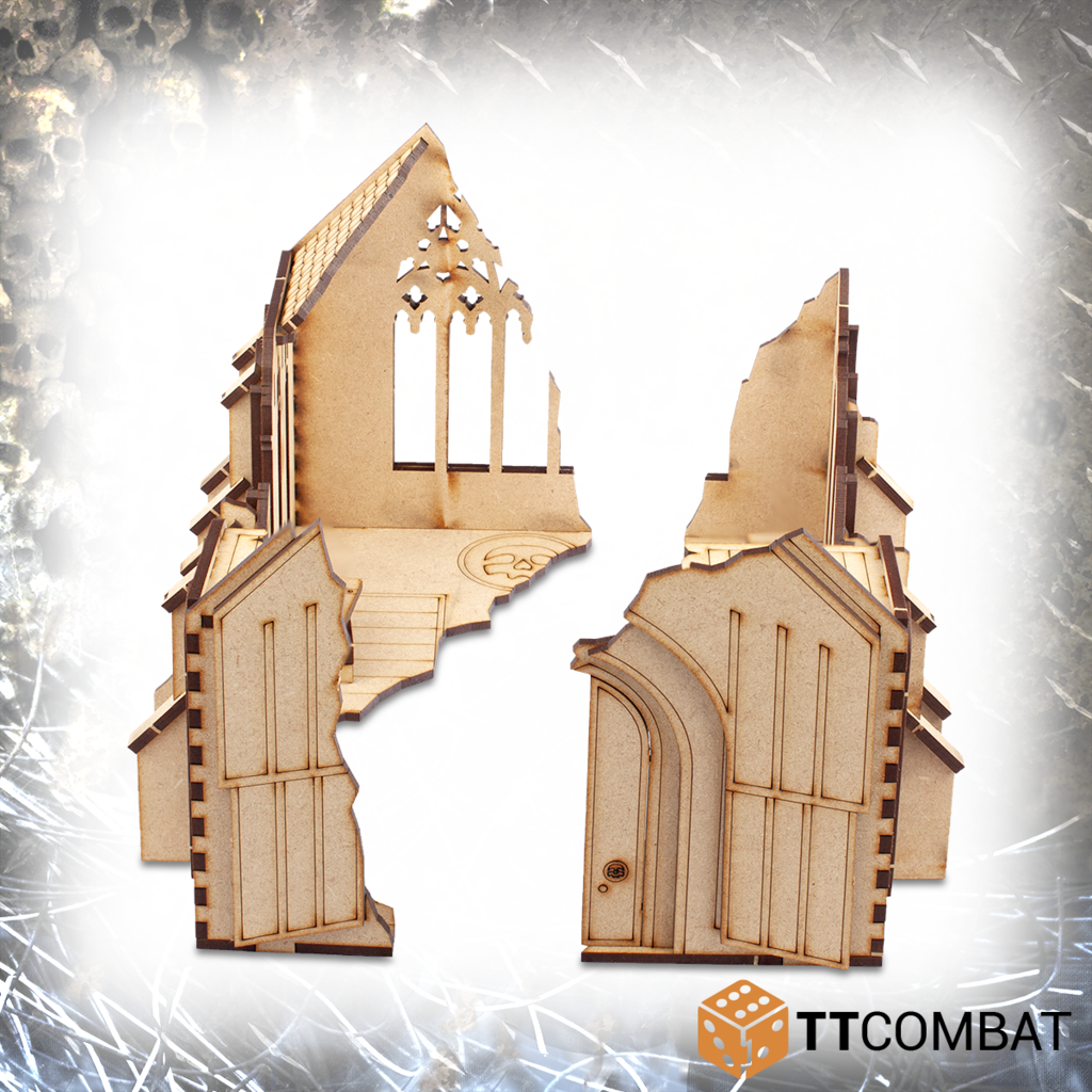 Gothic Chapel Corner Ruins 4