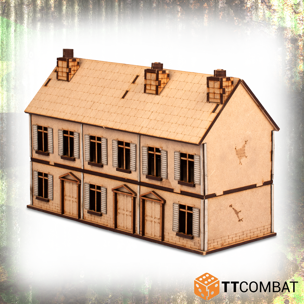 25mm City 2 Storey Terrace 1