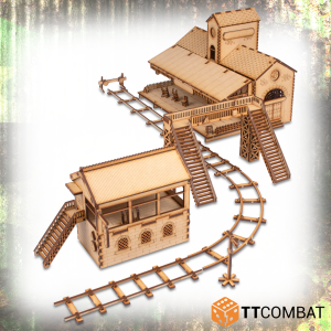 25mm City Train Station 1