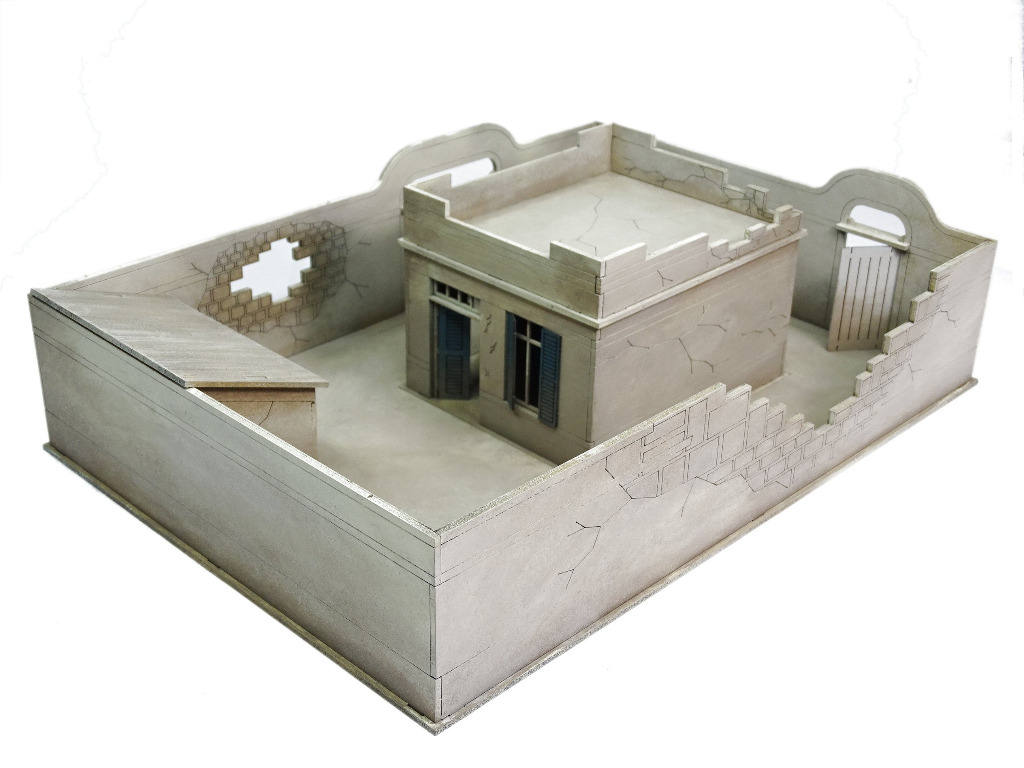 Damaged Compound and House Set 3