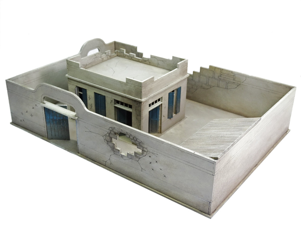 Damaged Compound and House Set 4