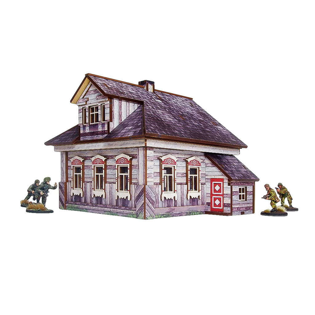 WW2 Ostfront Village Whitewashed Dacha (1) 1