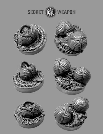 25mm Alien Invasion Objective Markers 1