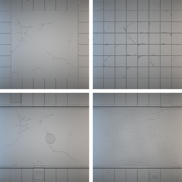Tablescapes Tiles: Clean Urban Streets Display Board 1