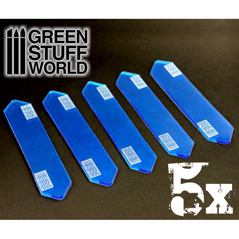 5x Small Energy Walls - Intense Blue 3