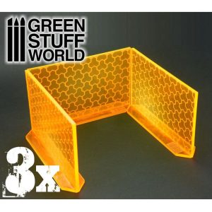 3x Big Energy Walls - Phosphorescent Orange 1