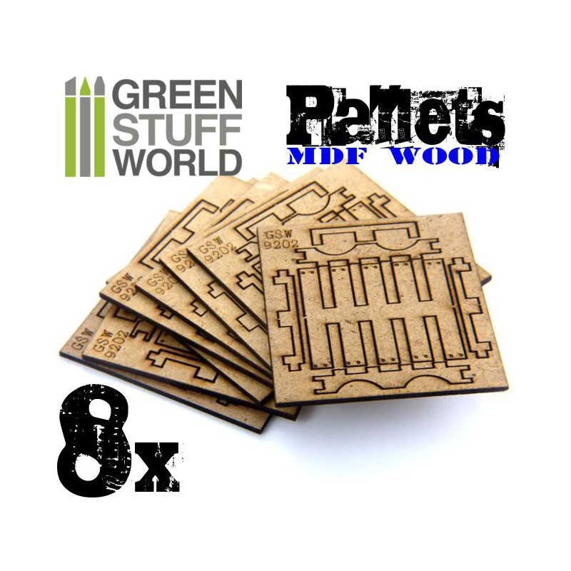 8x Laser Cut PALLETS 2