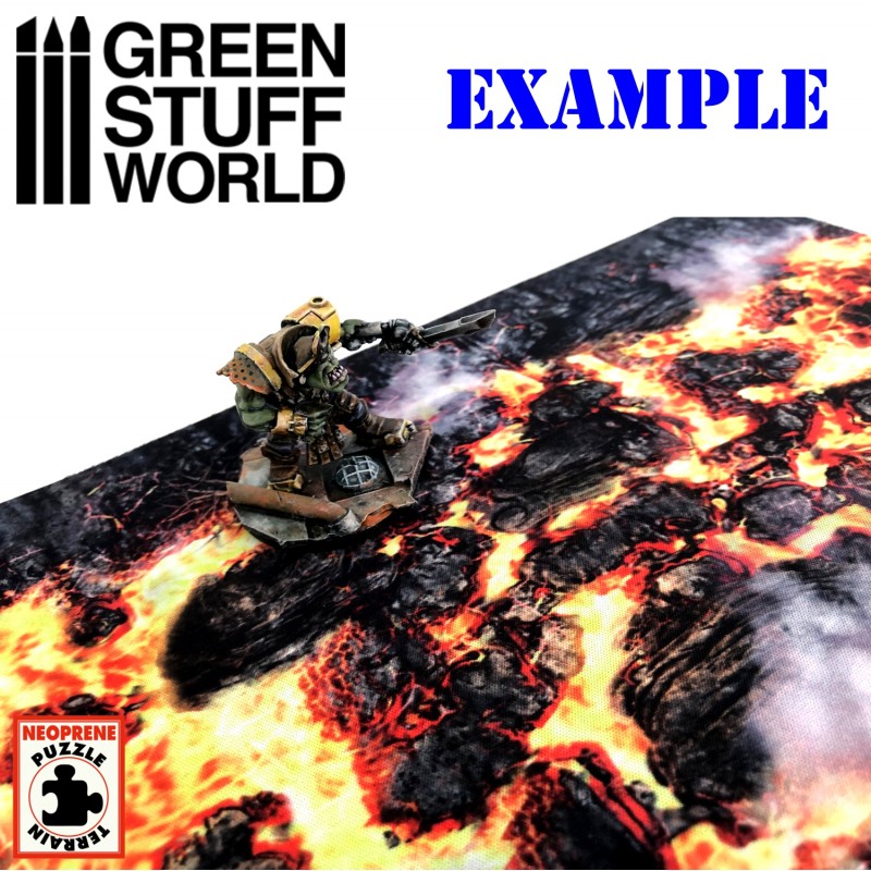 Lava River - Neoprene Terrain Set 3