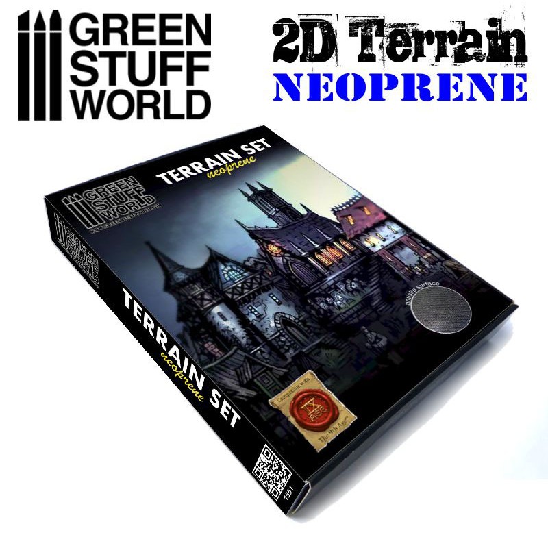 2D Neoprene Terrain set - 22 pieces 1