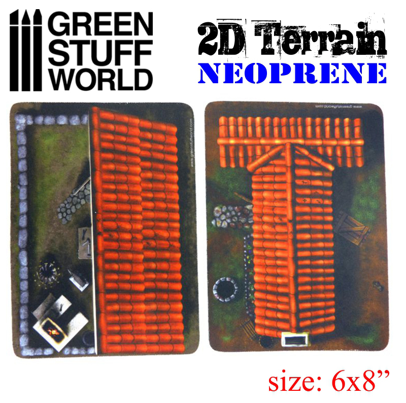2D Neoprene Terrain set - 22 pieces 4