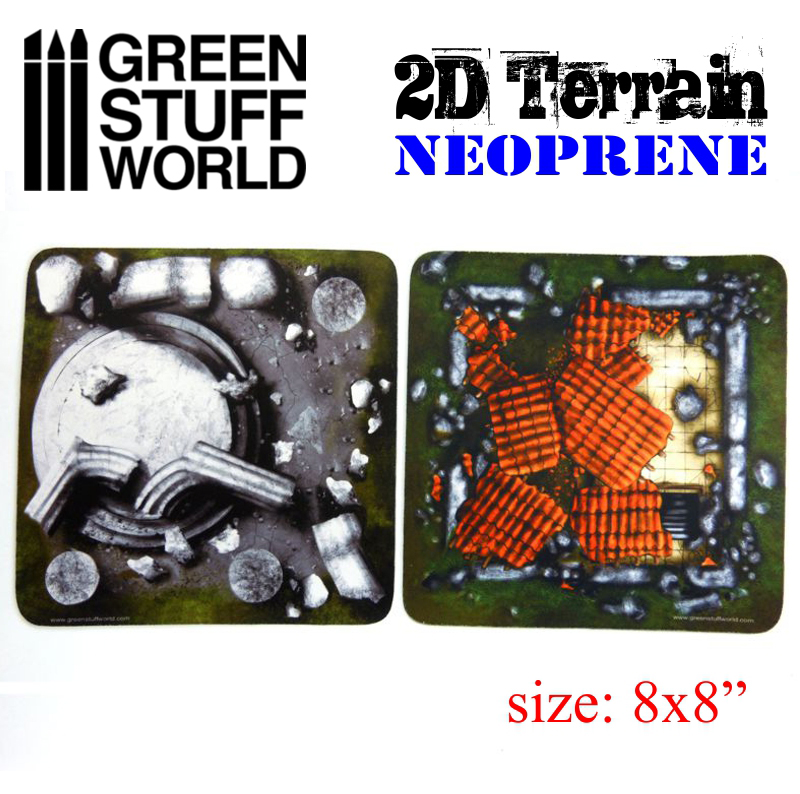 2D Neoprene Terrain set - 22 pieces 5