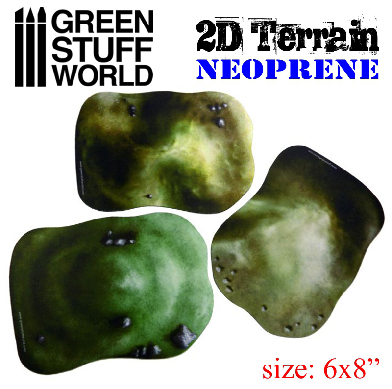 2D Neoprene Terrain set - 22 pieces 6