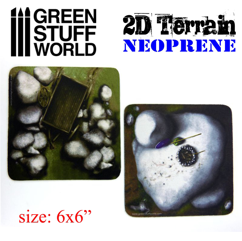 2D Neoprene Terrain set - 22 pieces 7