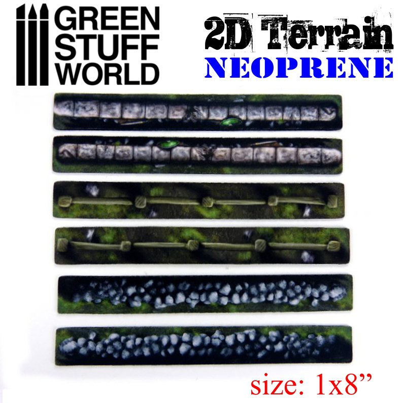 2D Neoprene Terrain set - 22 pieces 10