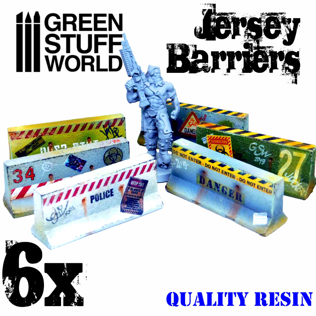 6x Jersey Barriers 3