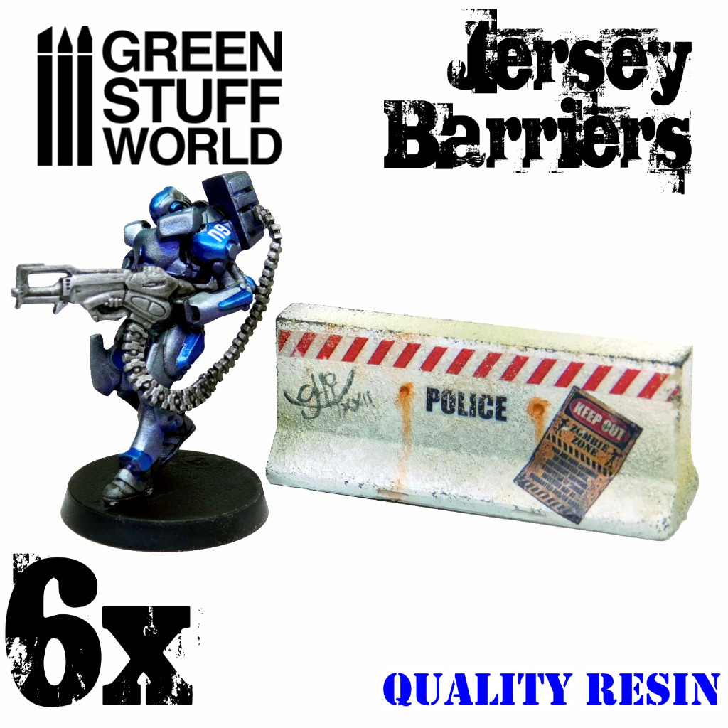6x Jersey Barriers 4