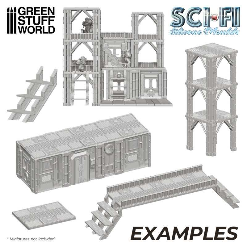 Sci-Fi Silicone Mould 2