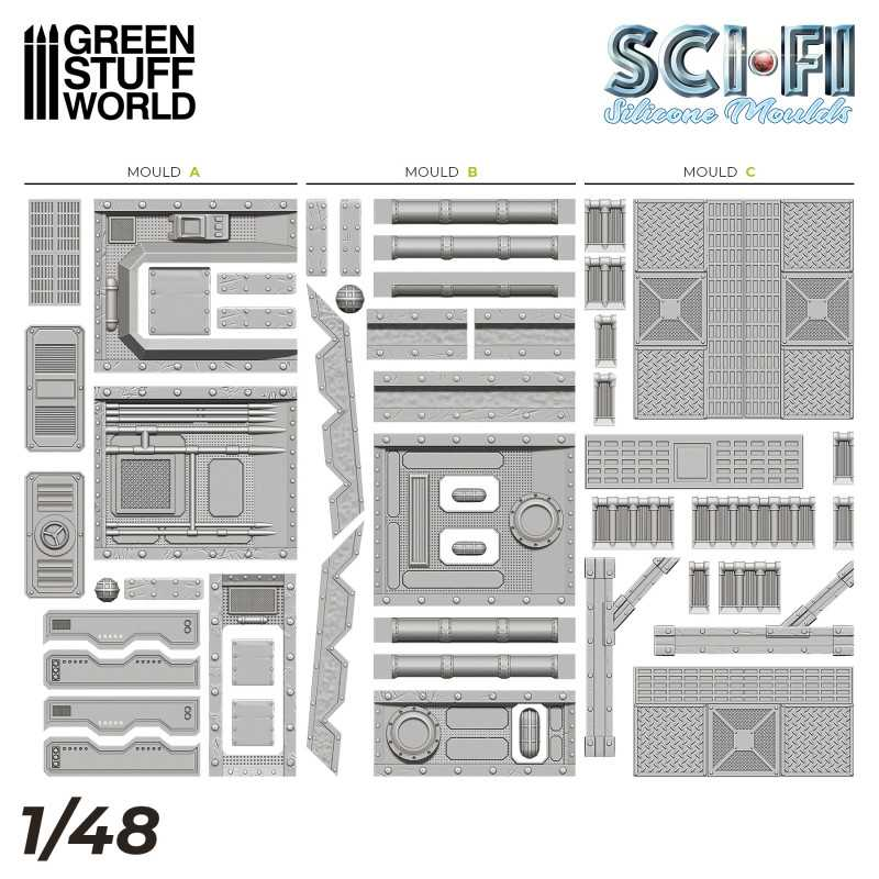 Sci-Fi Silicone Mould 3