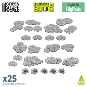 3D Printed Set - Lily pads Plants 1