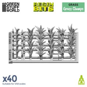 3D Printed Set: Grass Clumps 1