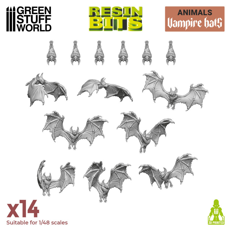 3D Printed Set - Vampire Bats 1