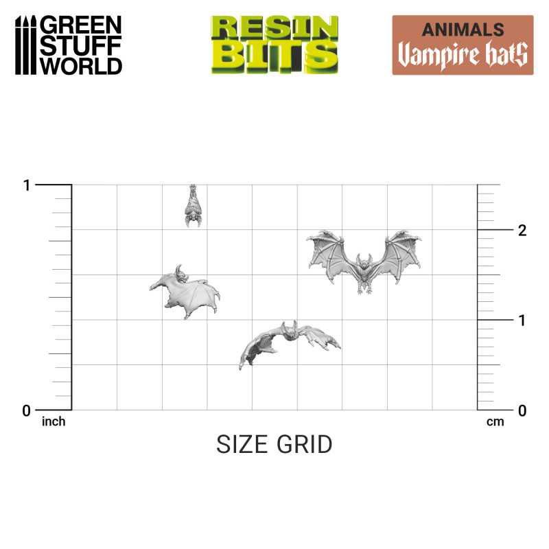 3D Printed Set - Vampire Bats 3