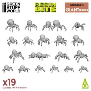 3D Printed Set - Big Spiders 1