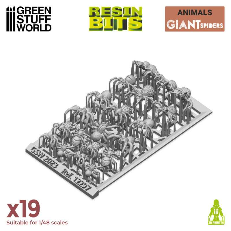 3D Printed Set - Big Spiders 2