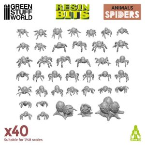 3D printed set - Small Spiders 1