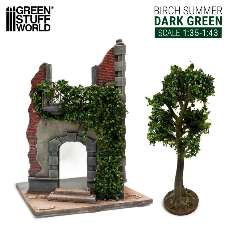 Ivy Foliage - Dark Green Birch - Large 4