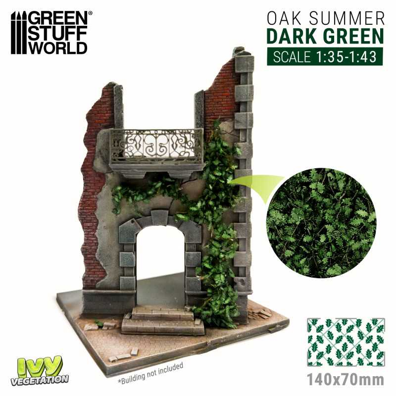 Ivy Foliage - Dark Green Oak - Large 1