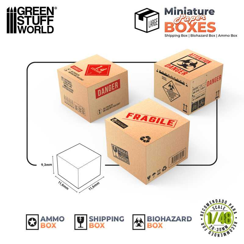 Miniature Printed Boxes - Large 3