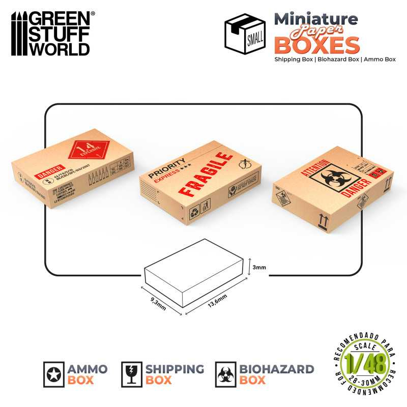 Miniature Printed Boxes - Small 4