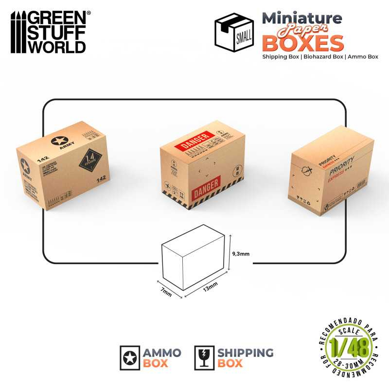 Miniature Printed Boxes - Small 5