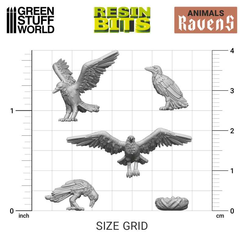 3D Printed Set - Ravens 3