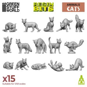3D Printed Set - Cats 1