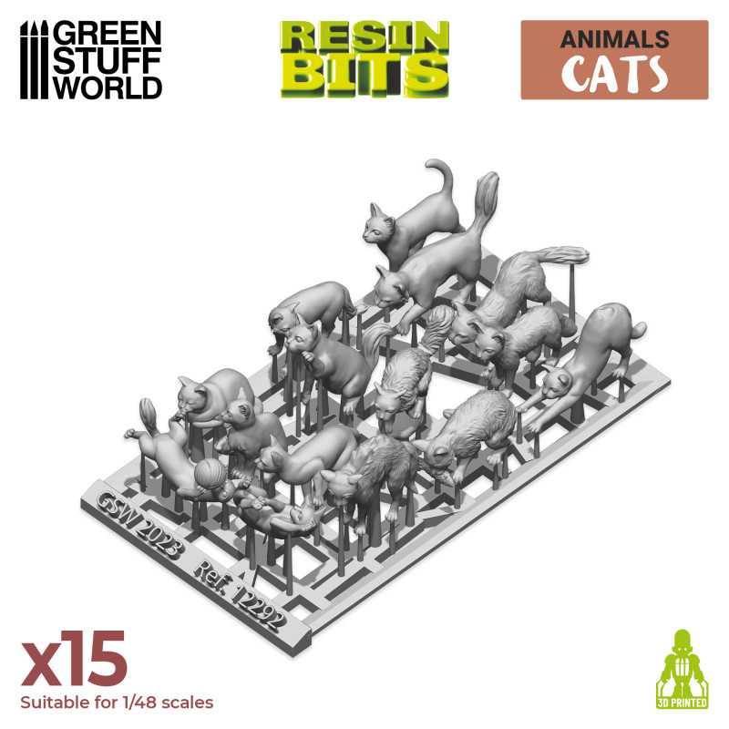 3D Printed Set - Cats 2