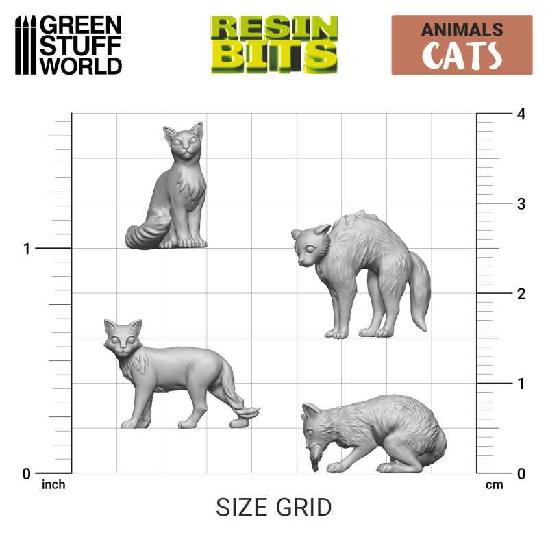 3D Printed Set - Cats 3