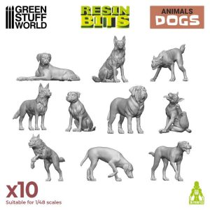 3D Printed Set - Dogs 1