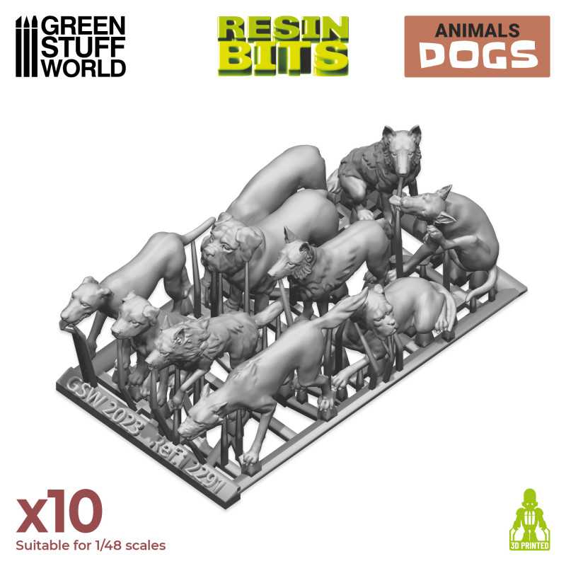 3D Printed Set - Dogs 2